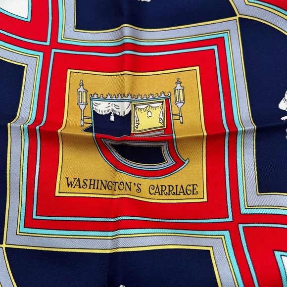 Hermes 100% Silk Scarf - EUC with COA - Picture 9 of 13